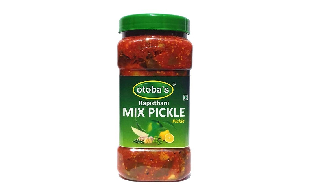 Otoba's Rajasthani Mix Pickle    Plastic Jar  1 kilogram